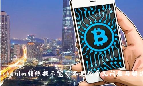 解决Tokenim转账提示宽带不足的常见问题与解决方案