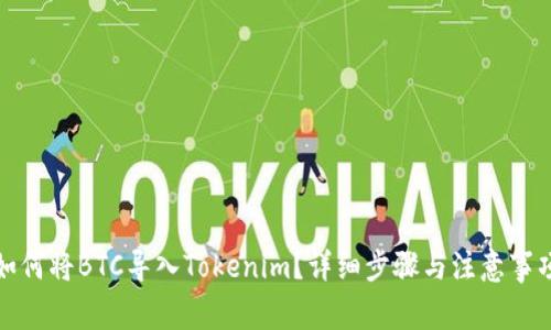 如何将BTC导入Tokenim?详细步骤与注意事项