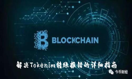 解决Tokenim转账报错的详细指南