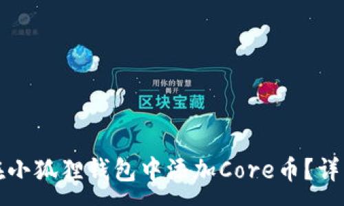 :
如何在小狐狸钱包中添加Core币?详细指南