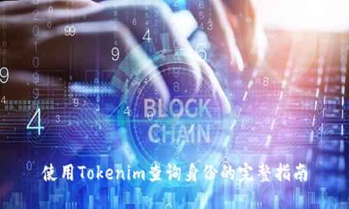 使用Tokenim查询身份的完整指南