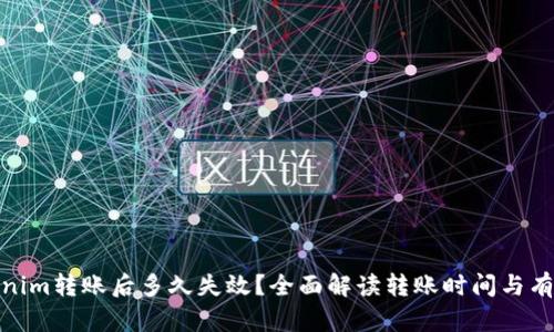 Tokenim转账后多久失效?全面解读转账时间与有效性